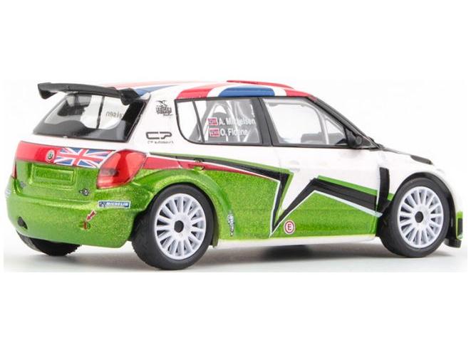 Skoda Fabia II FL S2000 2010 Skoda UK Mikkelsen Design 2011 1:43 Scale Abrex Diecast Model Car-Abrex-Diecast Model Centre