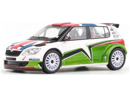 Skoda Fabia II FL S2000 2010 Skoda UK Mikkelsen Design 2011 1:43 Scale Abrex Diecast Model Car-Abrex-Diecast Model Centre