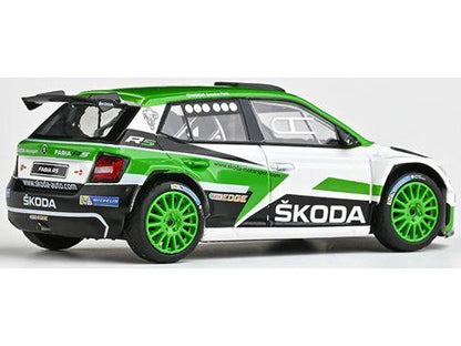 Skoda Fabia III R5 2015 Skoda Motorsport Design 2017 1:43 Scale Diecast Model Car – Abrex-Abrex-Diecast Model Centre