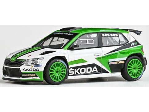 Skoda Fabia III R5 2015 Skoda Motorsport Design 2017 1:43 Scale Diecast Model Car – Abrex-Abrex-Diecast Model Centre