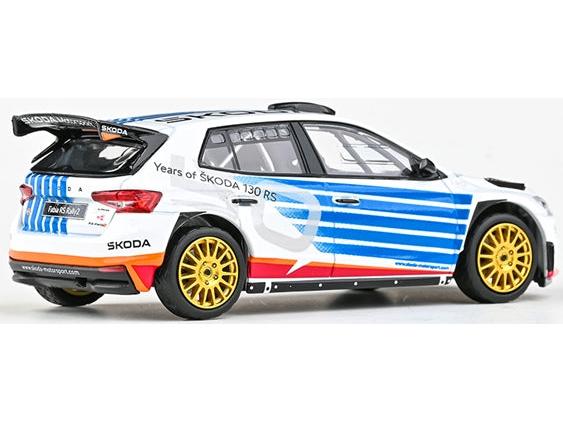 Skoda Fabia IV RS Rally2 2022 Skoda Motorsport Design 2025 130RS MC 1:43 Scale Diecast Car – Abrex-Abrex-Diecast Model Centre