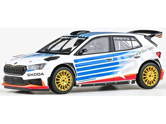 Skoda Fabia IV RS Rally2 2022 Skoda Motorsport Design 2025 130RS MC 1:43 Scale Diecast Car – Abrex-Abrex-Diecast Model Centre