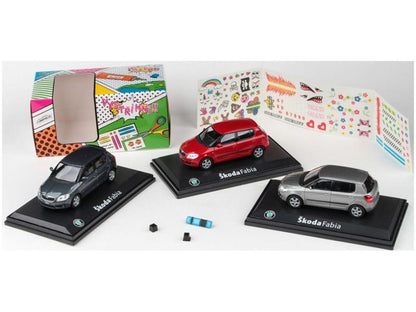 Skoda Fabia 'Little Designer' w/Decals 1:43 Scale Abrex Diecast Model Car-Abrex-Diecast Model Centre