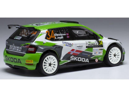 Skoda Fabia R5 Evo #34 WRC Rallye Monza 2020 A.Mikkelsen/A.Synnevaag 1:43 Scale IXO Diecast Model Car-IXO-Diecast Model Centre