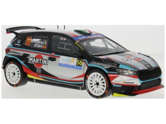Skoda Fabia RS Rally2 Rally Islas Canaris 2025 #56 M.Granados/M.Marti 1:18 Scale IXO Diecast Model Car-IXO-Diecast Model Centre