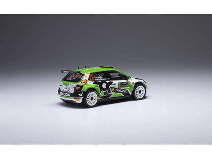 Skoda Fabia Rally2 EVO #22 Rally Monte Carlo 2021 M.B Wilkinson/M.Der Ohannesian 1:43 Scale IXO Diecast Model Car-IXO-Diecast Model Centre