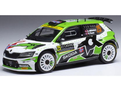 Skoda Fabia Rally2 EVO #25 Rally Monte Carlo 2021 A.Mikkelsen/O.Floene 1:43 Scale IXO Diecast Model Car-IXO-Diecast Model Centre