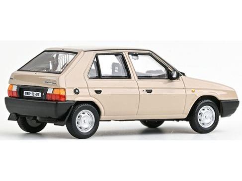 Skoda Favorit 136L 1988 Beige 1:43 Scale Diecast Model Car – Abrex-Abrex-Diecast Model Centre