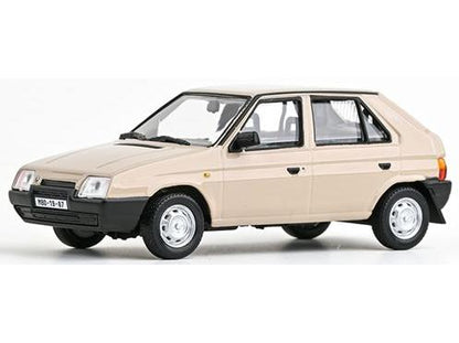 Skoda Favorit 136L 1988 Beige 1:43 Scale Diecast Model Car – Abrex-Abrex-Diecast Model Centre