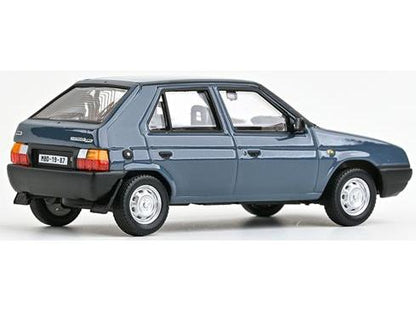 Skoda Favorit 136L 1988 Dark Grey Blue 1:43 Scale Diecast Model Car – Abrex-Abrex-Diecast Model Centre