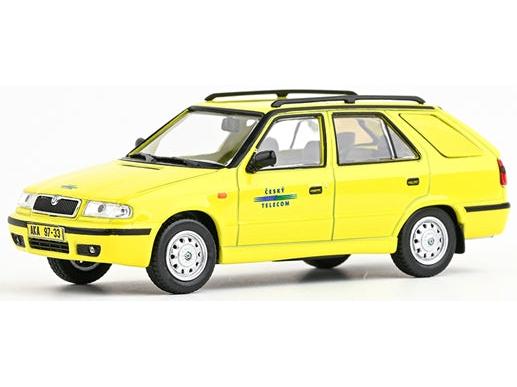Skoda Felicia FL Combi 1998 Czech Telecom 1:43 Scale Diecast Car – Abrex-Abrex-Diecast Model Centre