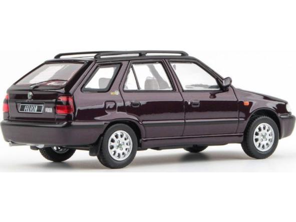 Skoda Felicia FL Estate 1998 Esprit Purple Metallic Mystery 1:43 Scale Abrex Diecast Model Car-Abrex-Diecast Model Centre