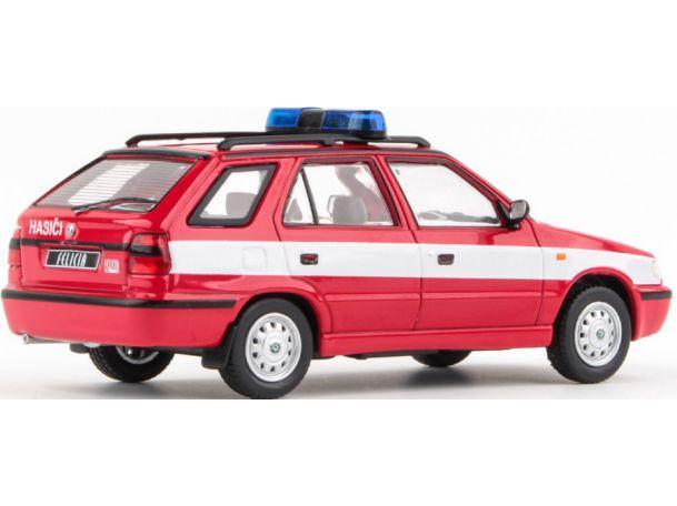 Skoda Felicia FL Estate 1998 Fire Brigade 1:43 Scale Abrex Diecast Model Car-Abrex-Diecast Model Centre