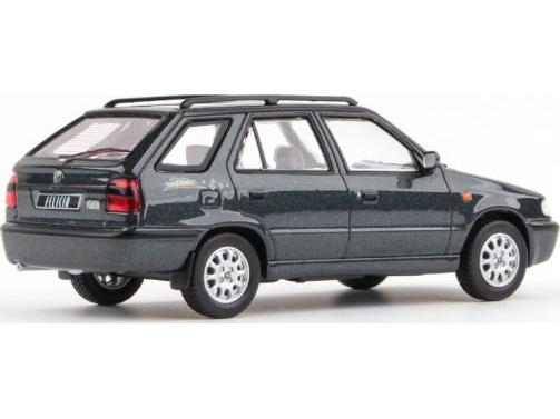 Skoda Felicia FL Estate 1998 Grey Granit Metallic Magic 1:43 Scale Abrex Diecast Model Car-Abrex-Diecast Model Centre