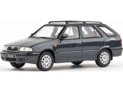 Skoda Felicia FL Estate 1998 Grey Granit Metallic Magic 1:43 Scale Abrex Diecast Model Car-Abrex-Diecast Model Centre