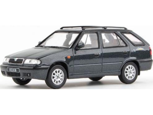 Skoda Felicia FL Estate 1998 Grey Granit Metallic Magic 1:43 Scale Abrex Diecast Model Car-Abrex-Diecast Model Centre