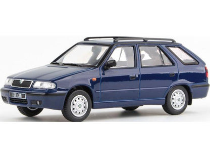 Skoda Felicia FL Estate 1998 Nautic Blue 1:43 Scale Abrex Diecast Model Car-Abrex-Diecast Model Centre