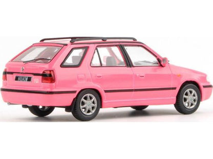 Skoda Felicia FL Estate 1998 Pink 1:43 Scale Abrex Diecast Model Car-Abrex-Diecast Model Centre