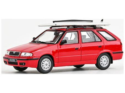 Skoda Felicia FL Estate 1998 Rallye Red 1:43 Scale Abrex Diecast Model Car-Abrex-Diecast Model Centre