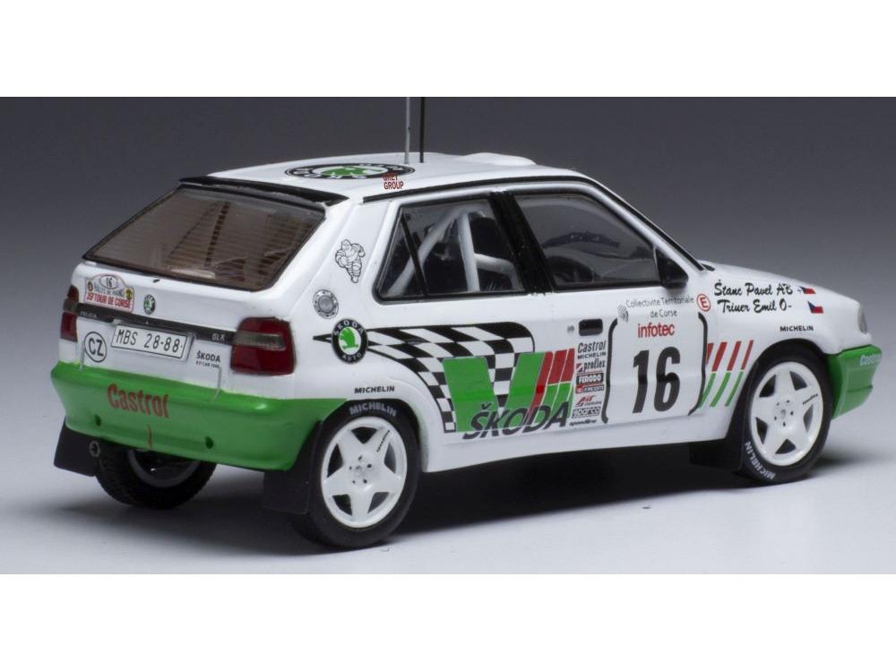 Skoda Felicia Kit Car #16 Rallye Tour de Corse 1995 E.Triner/P.Stanc 1:43 Scale IXO Diecast Model Car-IXO-Diecast Model Centre