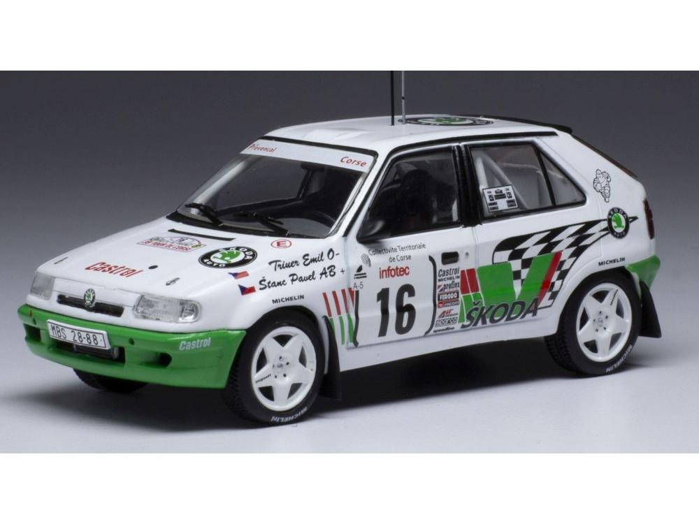 Skoda Felicia Kit Car #16 Rallye Tour de Corse 1995 E.Triner/P.Stanc 1:43 Scale IXO Diecast Model Car-IXO-Diecast Model Centre