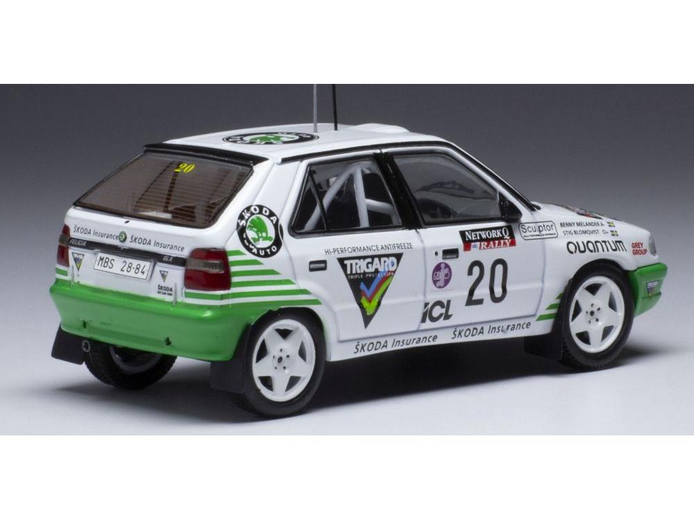 Skoda Felicia Kit Car #20 RAC Rally 1995 S.Blomqvist/B.Melander 1:43 Scale IXO Diecast Model Car-IXO-Diecast Model Centre