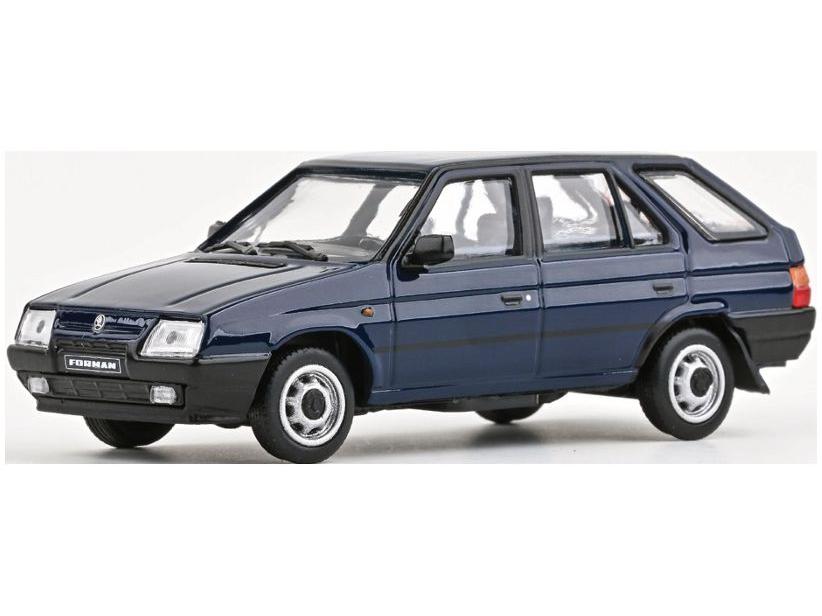 Skoda Forman 1993 Royal Blue 1:43 Scale Abrex Diecast Model Car-Abrex-Diecast Model Centre