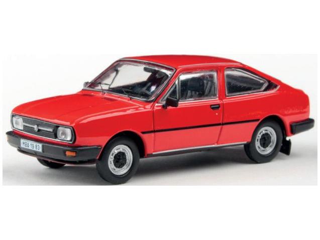 Skoda Garde 1982 Cervena Sipkova 1:43 Scale Abrex Diecast Model Car-Abrex-Diecast Model Centre