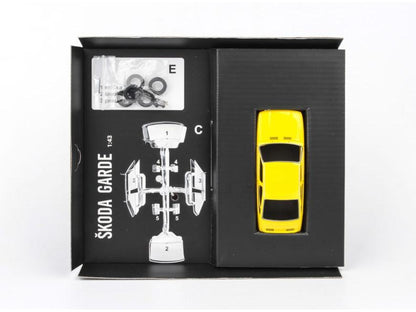 Skoda Garde 1982 Solar Yellow Model Kit 1:43 Scale Abrex Diecast Model Car-Abrex-Diecast Model Centre