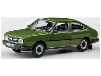 Skoda Garde 1982 Zelena Olivova 1:43 Scale Abrex Diecast Model Car-Abrex-Diecast Model Centre
