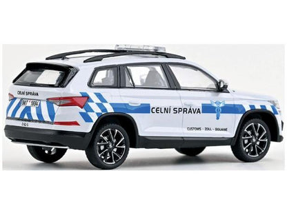 Skoda Kodiaq FL 2021 Customs Administration 1:43 Scale Abrex Diecast Model Car-Abrex-Diecast Model Centre
