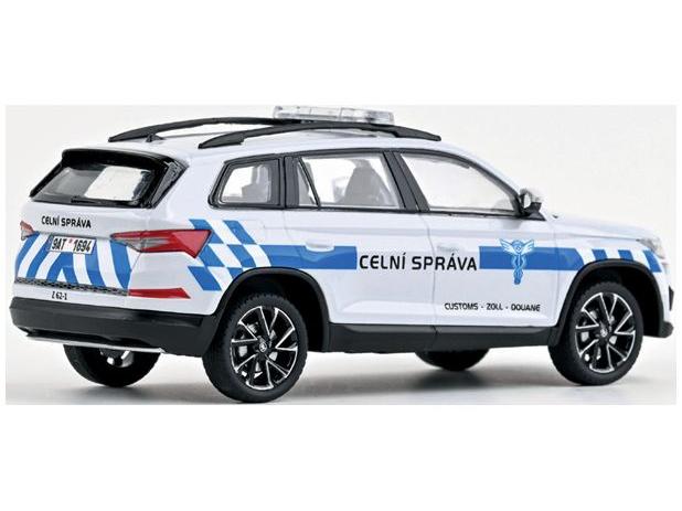 Skoda Kodiaq FL 2021 Customs Administration 1:43 Scale Abrex Diecast Model Car-Abrex-Diecast Model Centre