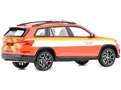 Skoda Kodiaq FL 2021 Fire Brigade Of Highlands Region 1:43 Scale Diecast Car – Abrex-Abrex-Diecast Model Centre