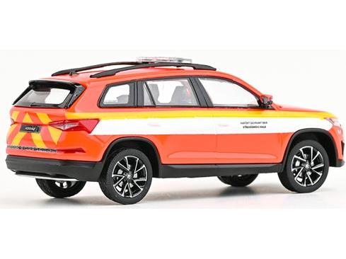 Skoda Kodiaq FL 2021 Fire Brigade of Central Bohemian Region 1:43 Scale Diecast Car – Abrex-Abrex-Diecast Model Centre