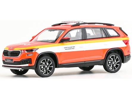 Skoda Kodiaq FL 2021 Fire Brigade of Karlovy Vary Region 1:43 Scale Diecast Car – Abrex-Abrex-Diecast Model Centre