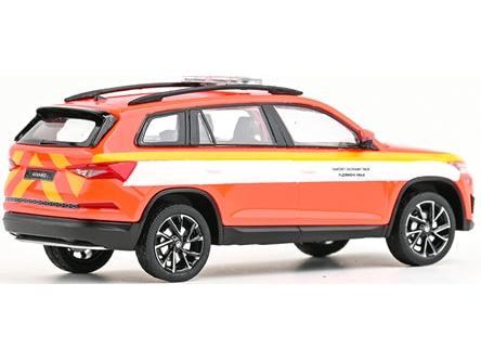 Skoda Kodiaq FL 2021 Fire Brigade of Plzen Region 1:43 Scale Diecast Car – Abrex-Abrex-Diecast Model Centre