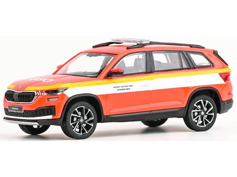 Skoda Kodiaq FL 2021 Fire Brigade of Usti Nad Labem Region 1:43 Scale Diecast Car – Abrex-Abrex-Diecast Model Centre