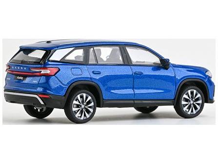 Skoda Kodiaq II 2023 Blue Race Metallic 1:43 Scale Diecast Model Car – Abrex-Abrex-Diecast Model Centre