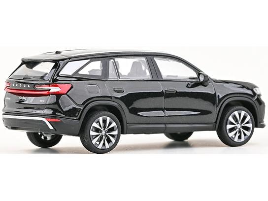 Skoda Kodiaq II 2023 Magic Black Metallic 1:43 Scale Diecast Car – Abrex-Abrex-Diecast Model Centre