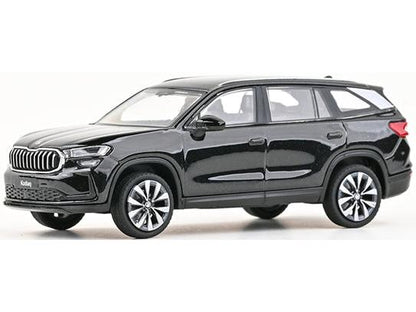Skoda Kodiaq II 2023 Magic Black Metallic 1:43 Scale Diecast Car – Abrex-Abrex-Diecast Model Centre