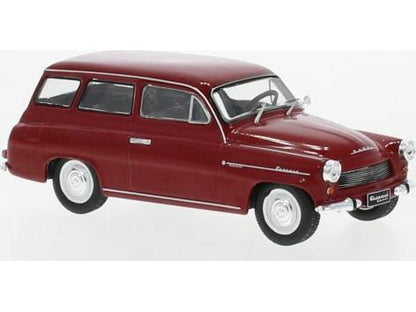 Skoda Octavia Combi Red 1969 1:43 Scale IXO Diecast Model Car-IXO-Diecast Model Centre