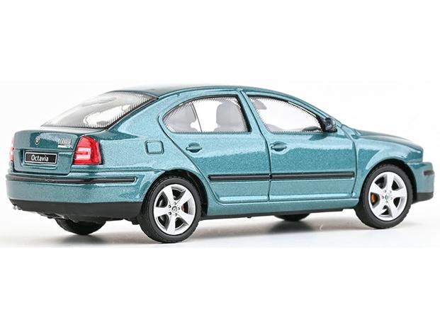 Skoda Octavia II Combi (2004) Deep Sea Blue Metallic 1:43 Scale Diecast Car – Abrex-Abrex-Diecast Model Centre