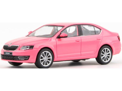 Skoda Octavia III 2012 Pink 1:43 Scale Abrex Diecast Model Car-Abrex-Diecast Model Centre