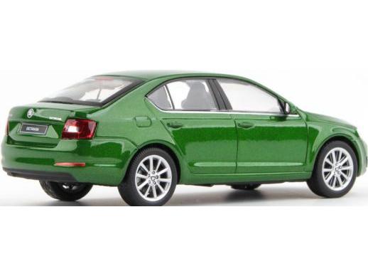 Skoda Octavia III 2012 Rallye Green Metallic 1:43 Scale Abrex Diecast Model Car-Abrex-Diecast Model Centre