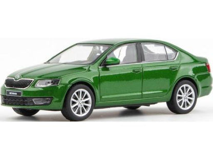 Skoda Octavia III 2012 Rallye Green Metallic 1:43 Scale Abrex Diecast Model Car-Abrex-Diecast Model Centre