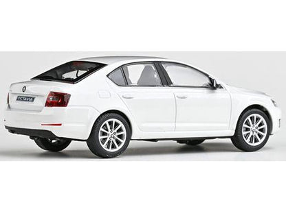 Skoda Octavia III 2012 White Candy 1:43 Scale Diecast Model Car – Abrex-Abrex-Diecast Model Centre