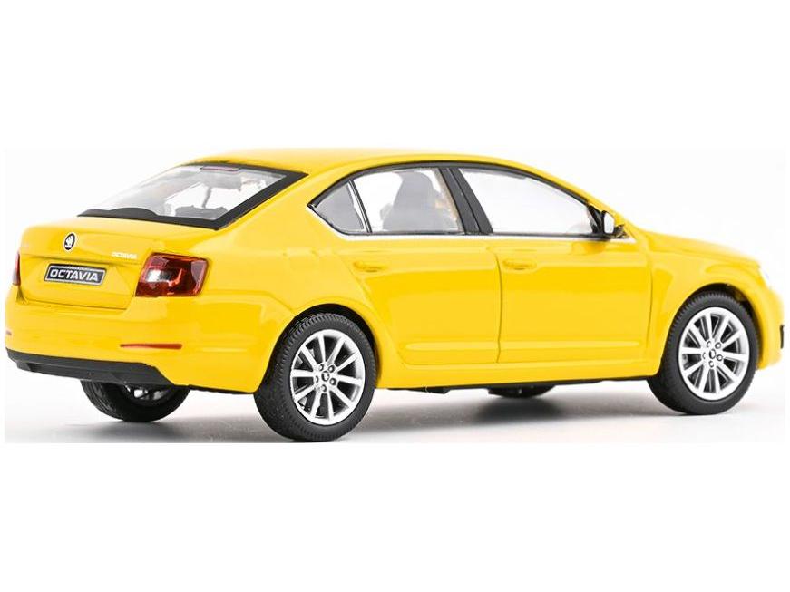 Skoda Octavia III 2012 Yellow Taxi 1:43 Scale Abrex Diecast Model Car-Abrex-Diecast Model Centre