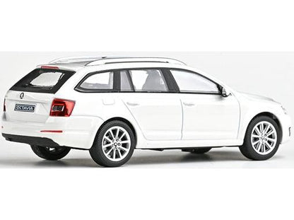 Skoda Octavia III Combi 2013 White Candy 1:43 Scale Diecast Model Car – Abrex-Abrex-Diecast Model Centre