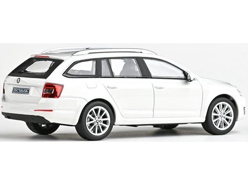 Skoda Octavia III Combi 2013 White Candy 1:43 Scale Diecast Model Car – Abrex-Abrex-Diecast Model Centre