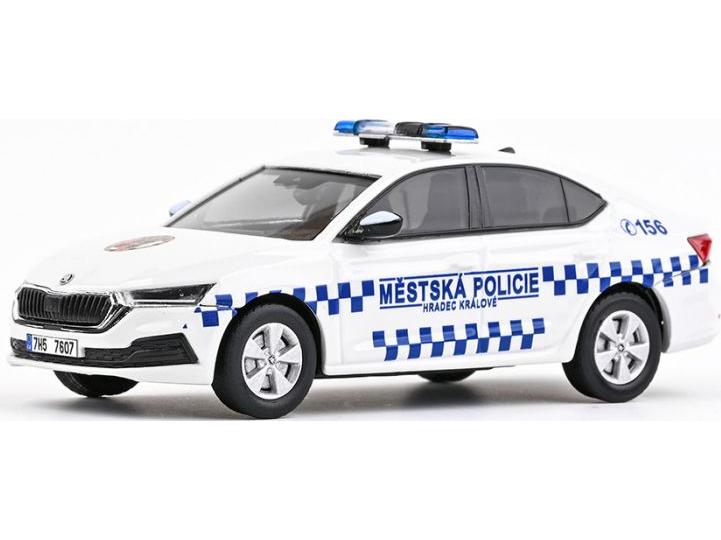 Skoda Octavia IV 2020 MP Hradec Kralove 1:43 Scale Abrex Diecast Model Car-Abrex-Diecast Model Centre
